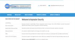 Desktop Screenshot of keymastersecurity.co.uk